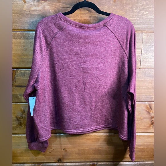 Honeydew USA Women's Burgundy Sweatshirt - Picture 5 of 6